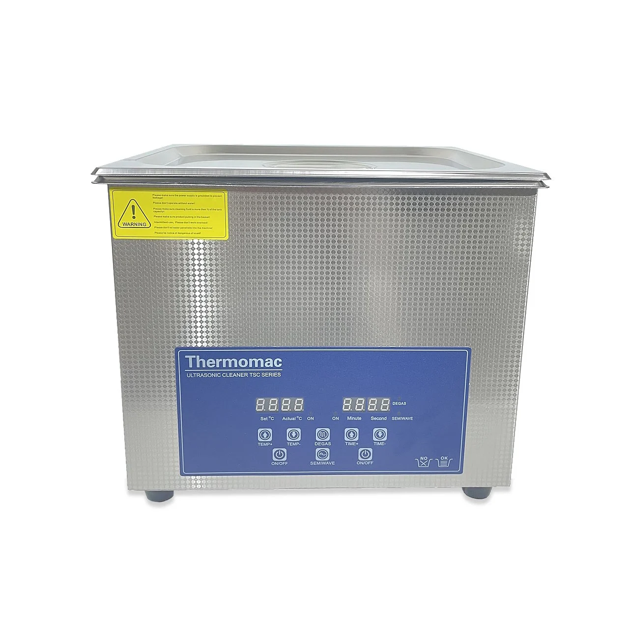 Thermomac TSC10D Ultrasonik Temizleyici Banyo - Yıkama Cihazı Sepetli 10L