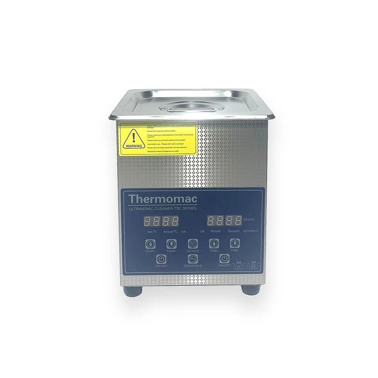 Thermomac TSC2D Ultrasonik Temizleyici Banyo - Yıkama Cihazı Sepetli 1.75L