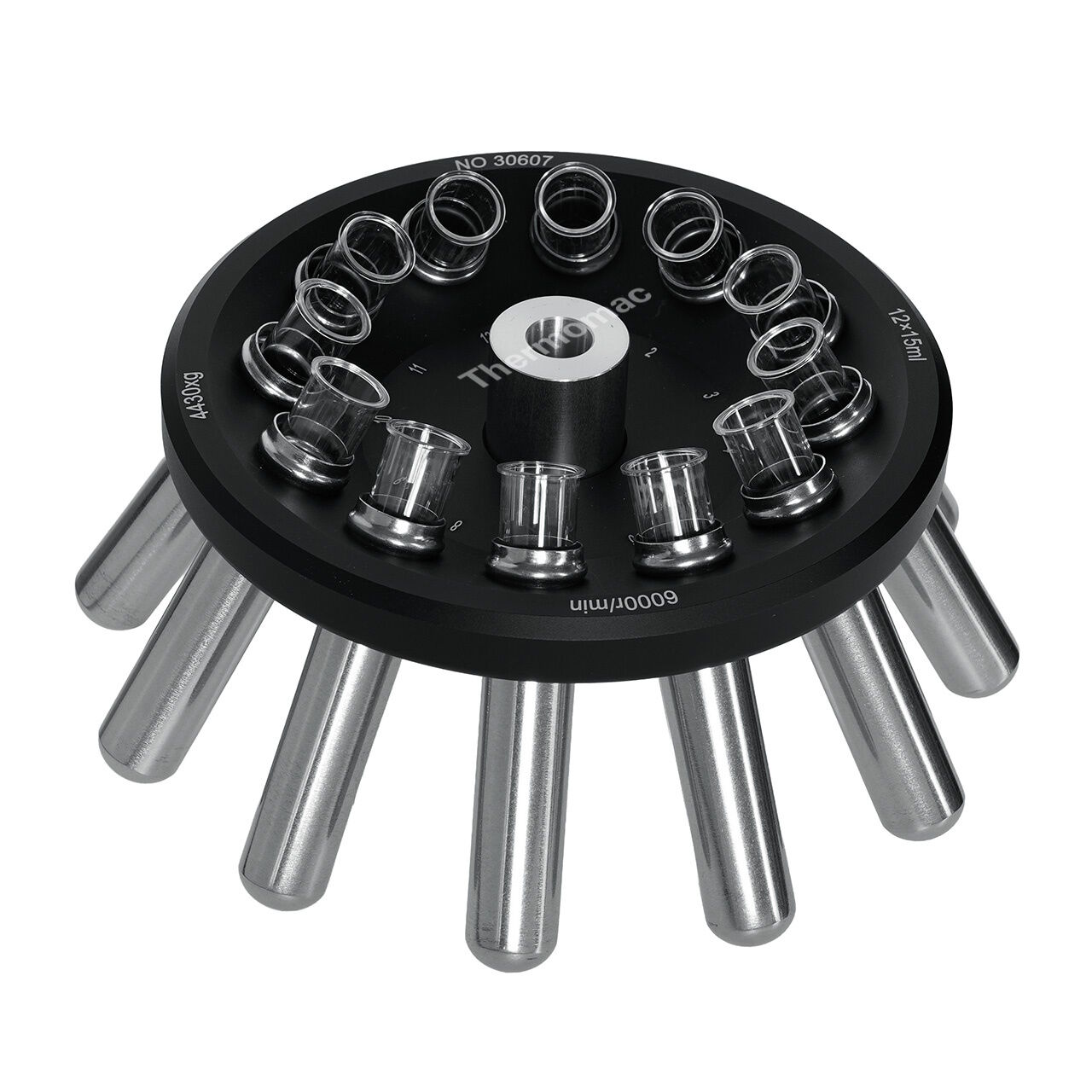 Thermomac TMS6 – Tischzentrifuge 6.000 U/min mit 12 × 15/7 mL Festwinkelrotor