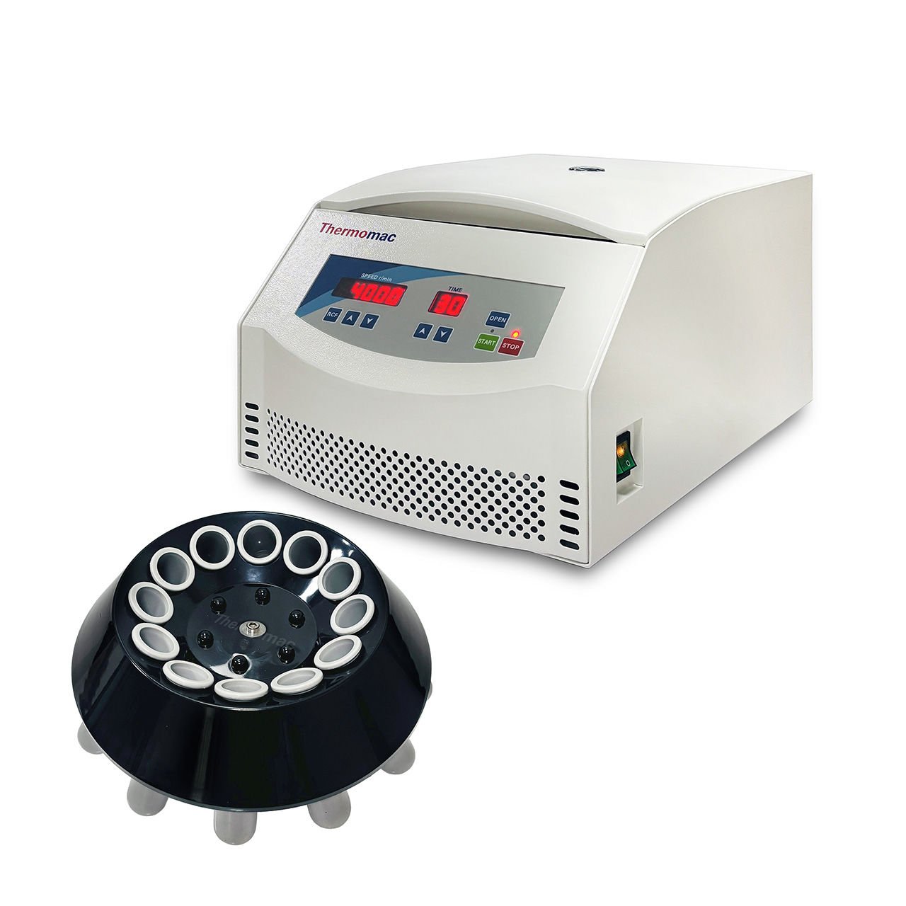 Thermomac TMS4A – Centrifugeuse 4 000 tr/min pour 12 × 20 mL Tubes
