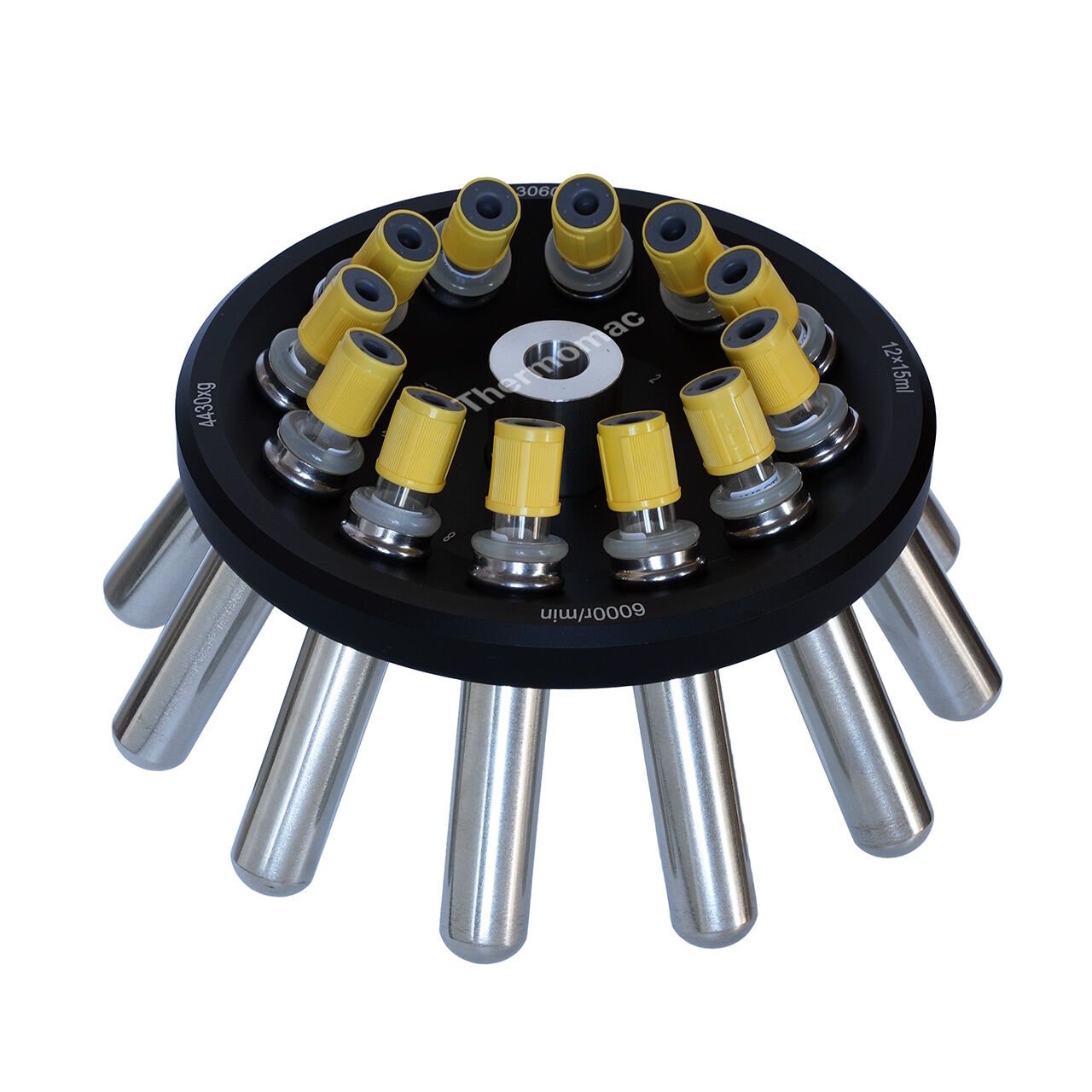 Thermomac TMS6 Max 12 × 15/10/7/5ml Açılı Rotor - Masaüstü Santrifüj Cihazı 6000rpm