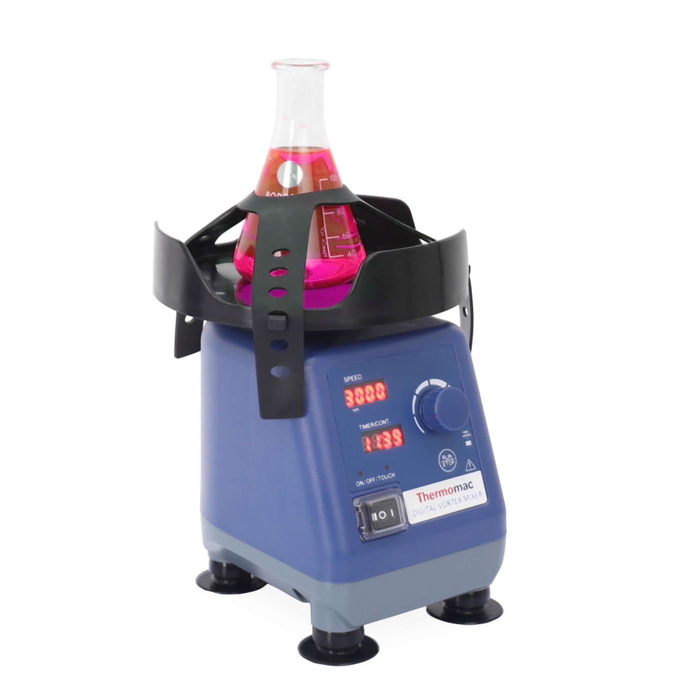 Thermomac Dijital Vorteks Mikser - 100-250ml Erlenmeyer Eki Set